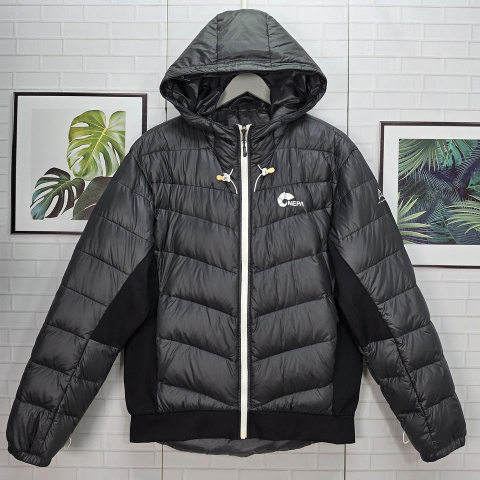 네파 거위털 후드 패딩 자켓 점퍼 집업 XL 105사이즈 새상품급