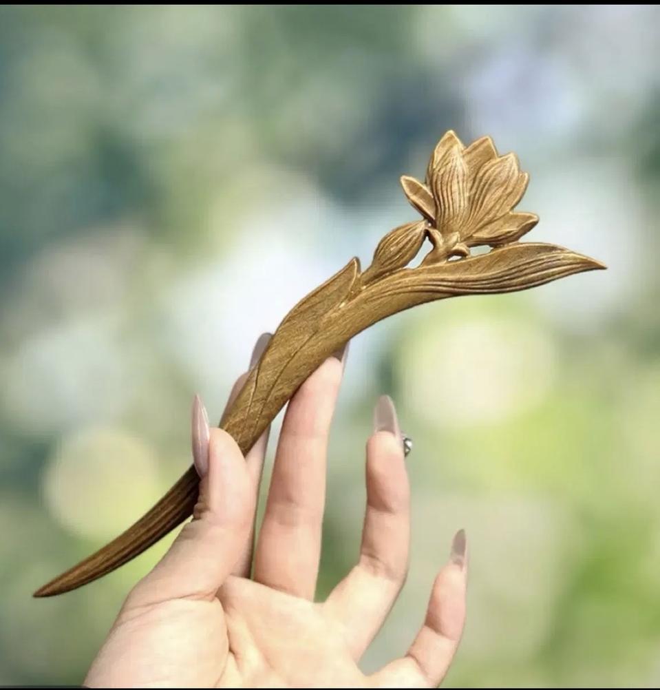 녹단목 난초비녀