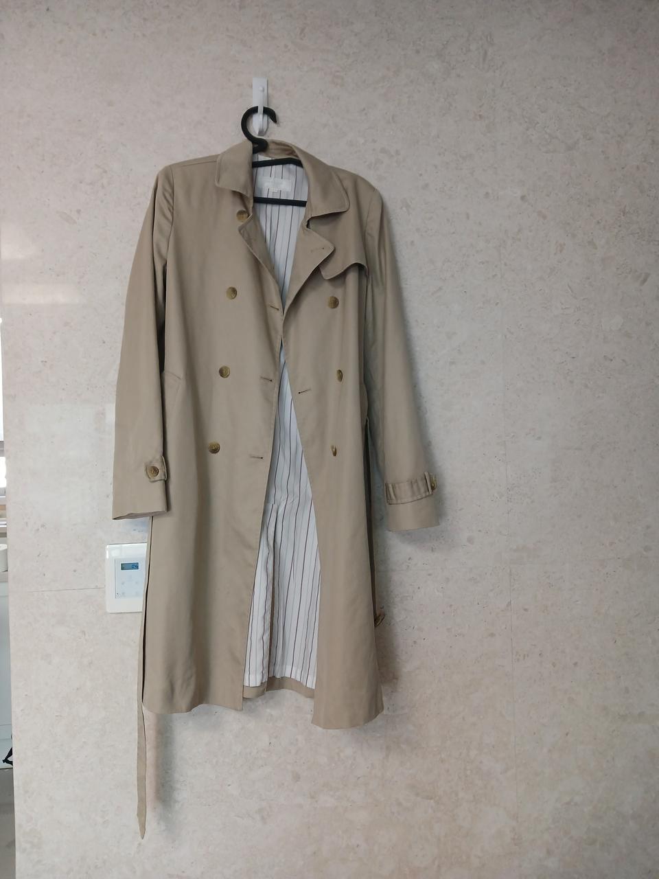 나이스 클럽 롱트렌치코트 여성