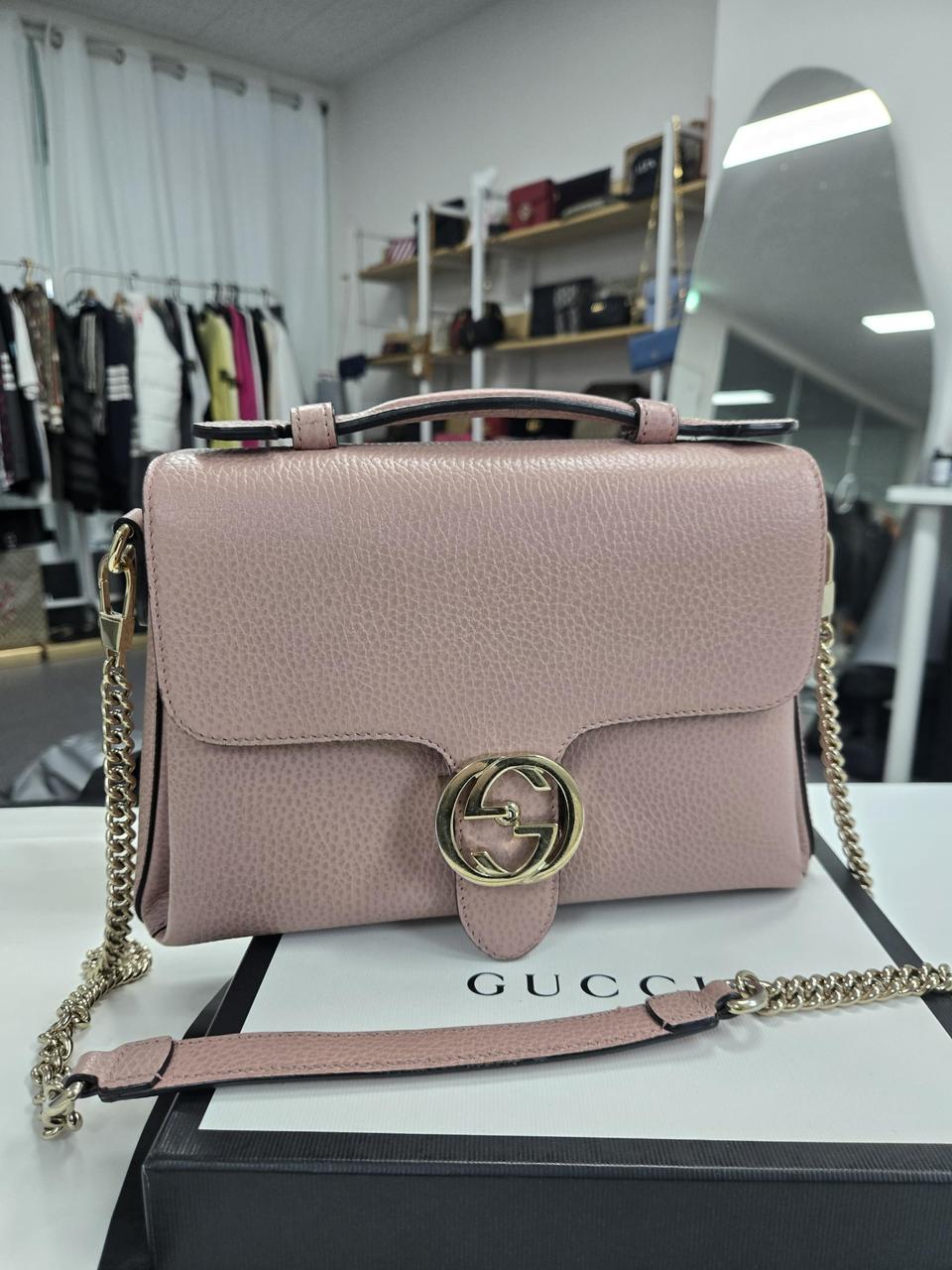 [50%세일] 구찌 인터로킹 숄더백