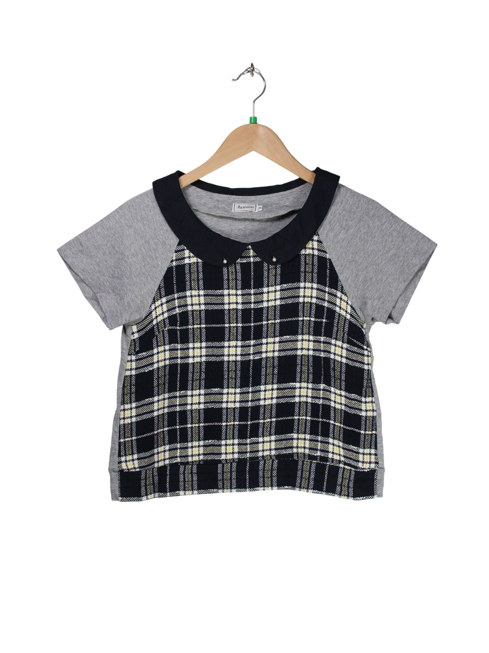 Anatelier 카라 반팔 티셔츠 [26031812]