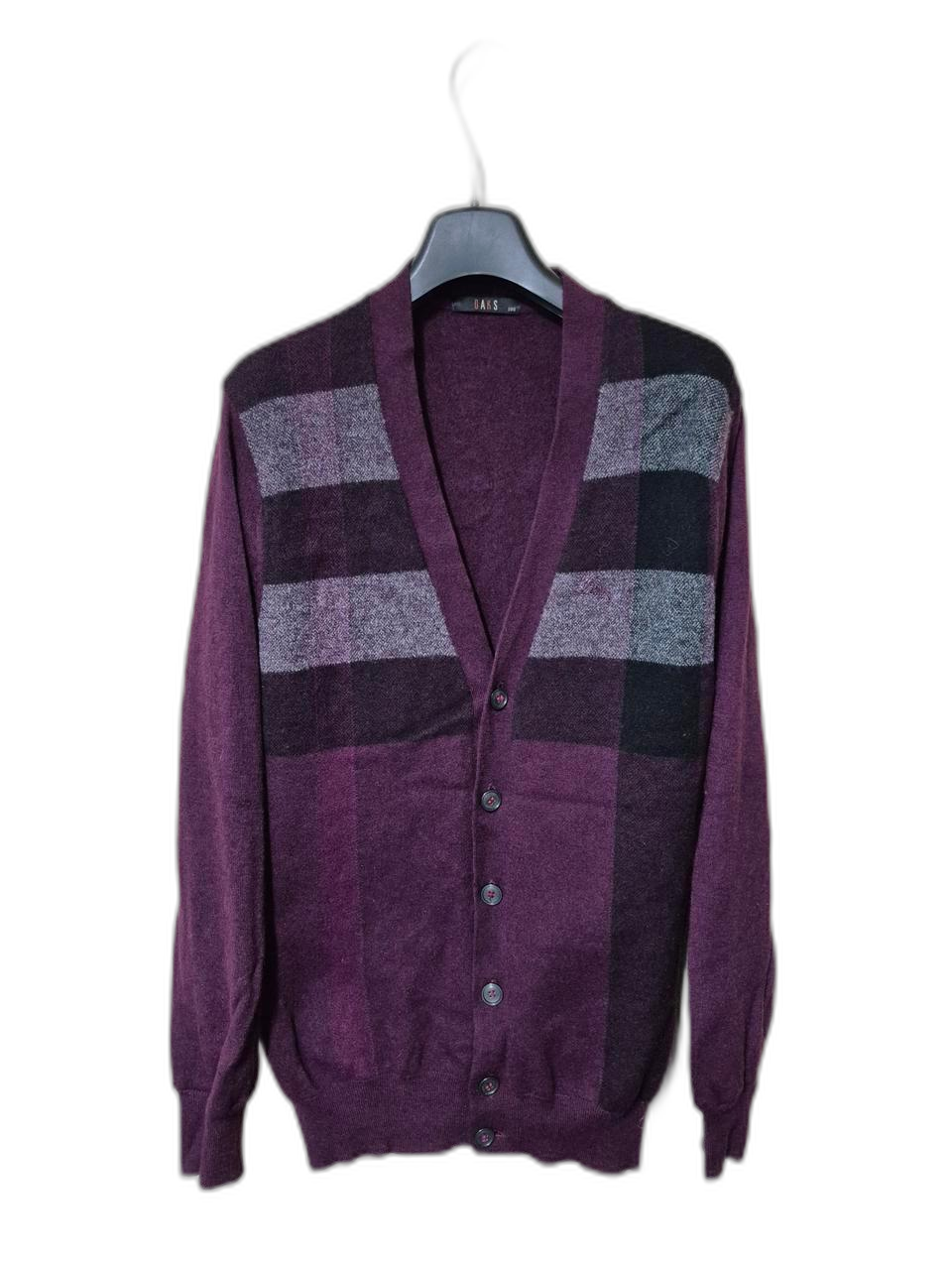 닥스 빅체크 가디건