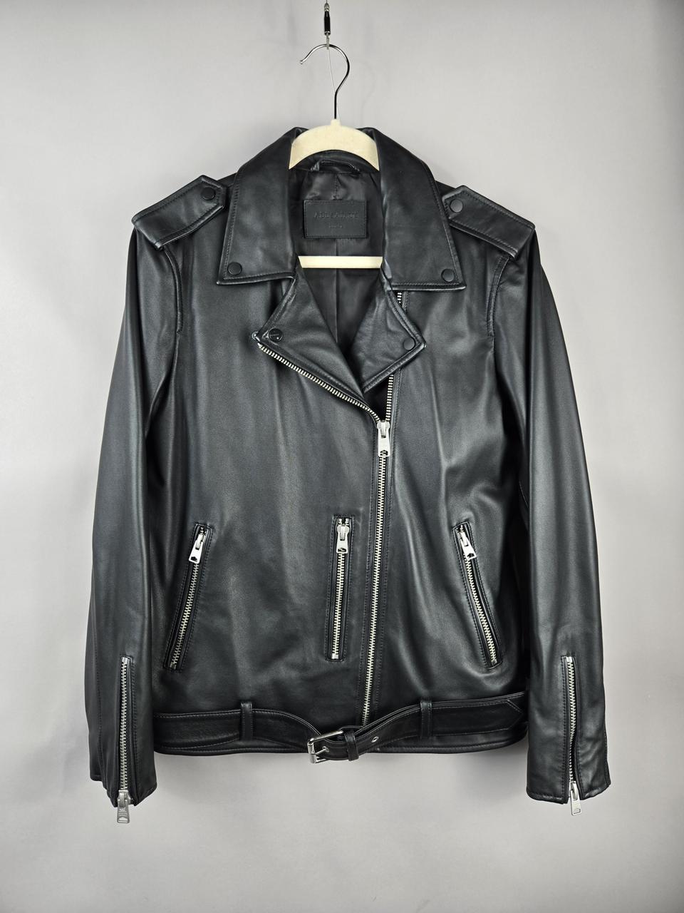 올세인츠 L 다위 바이커 오버핏 라이더 가죽 자켓 ALLSAIN