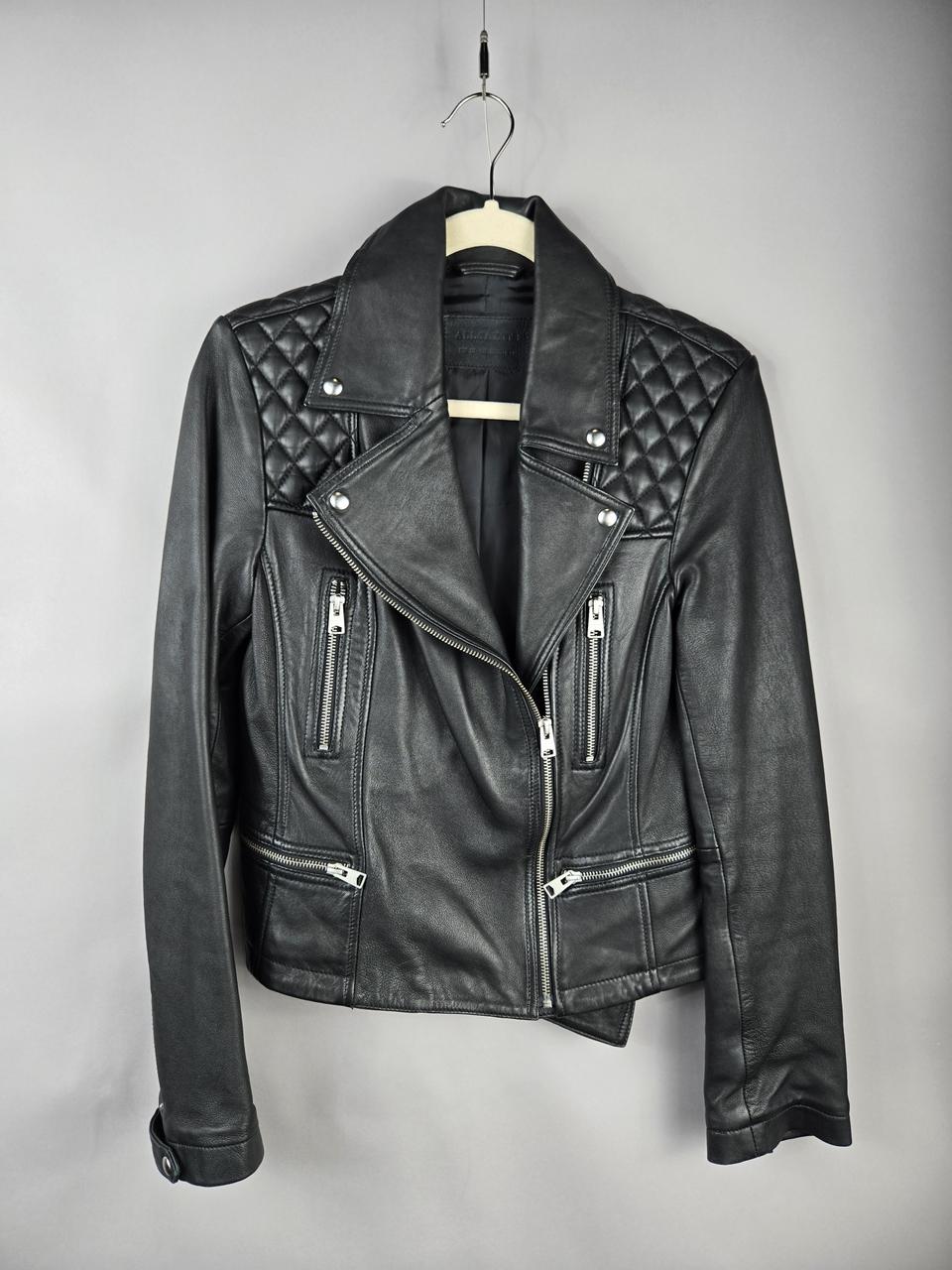 올세인츠 UK10 US6 캐치 바이커 라이더 가죽 자켓 ALLSAINTS