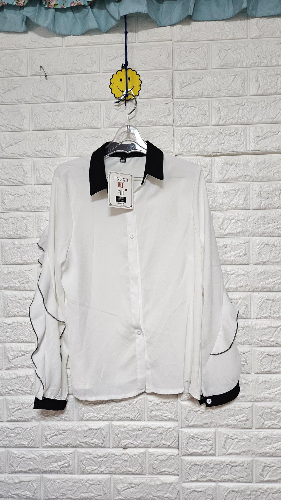 미사용)여성샬랄라블라우스  (상세쎈치참조)