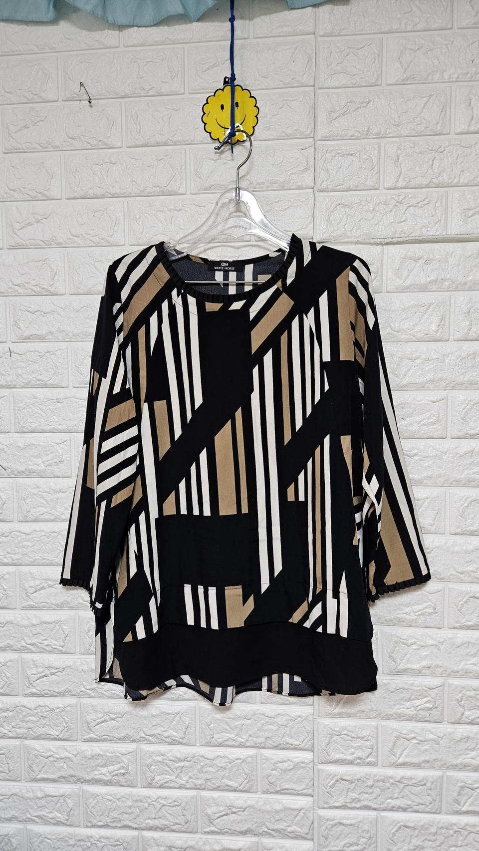 화이트 호스여성블라우스free