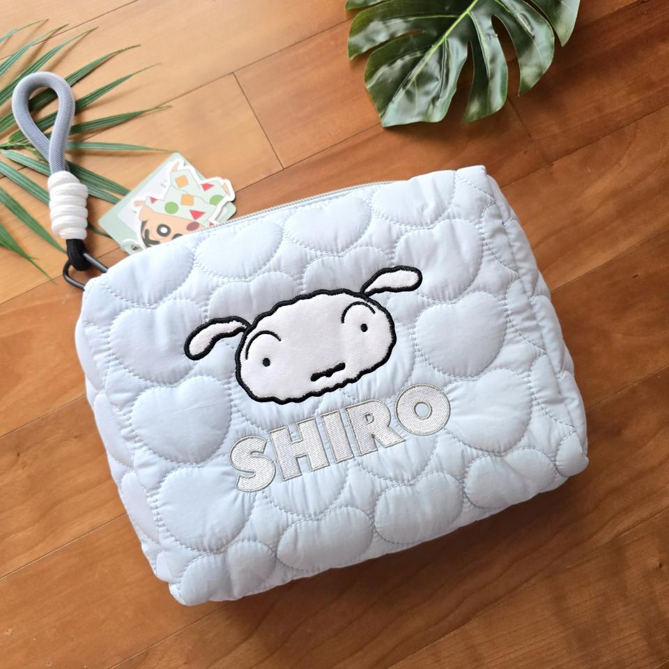 짱구 흰둥이 퀼팅  파우치 - New