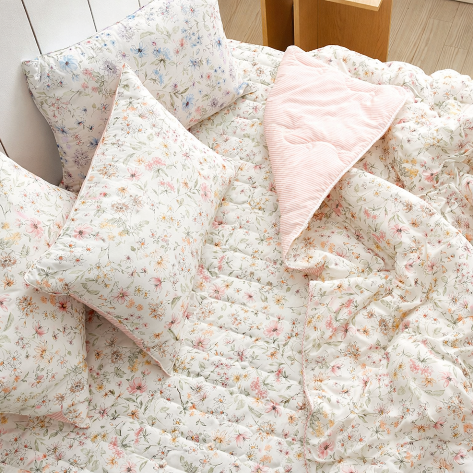 가볍고 부드러운  사계절 차렵이불 마이크로 모달 양면 이불 패드 침구 