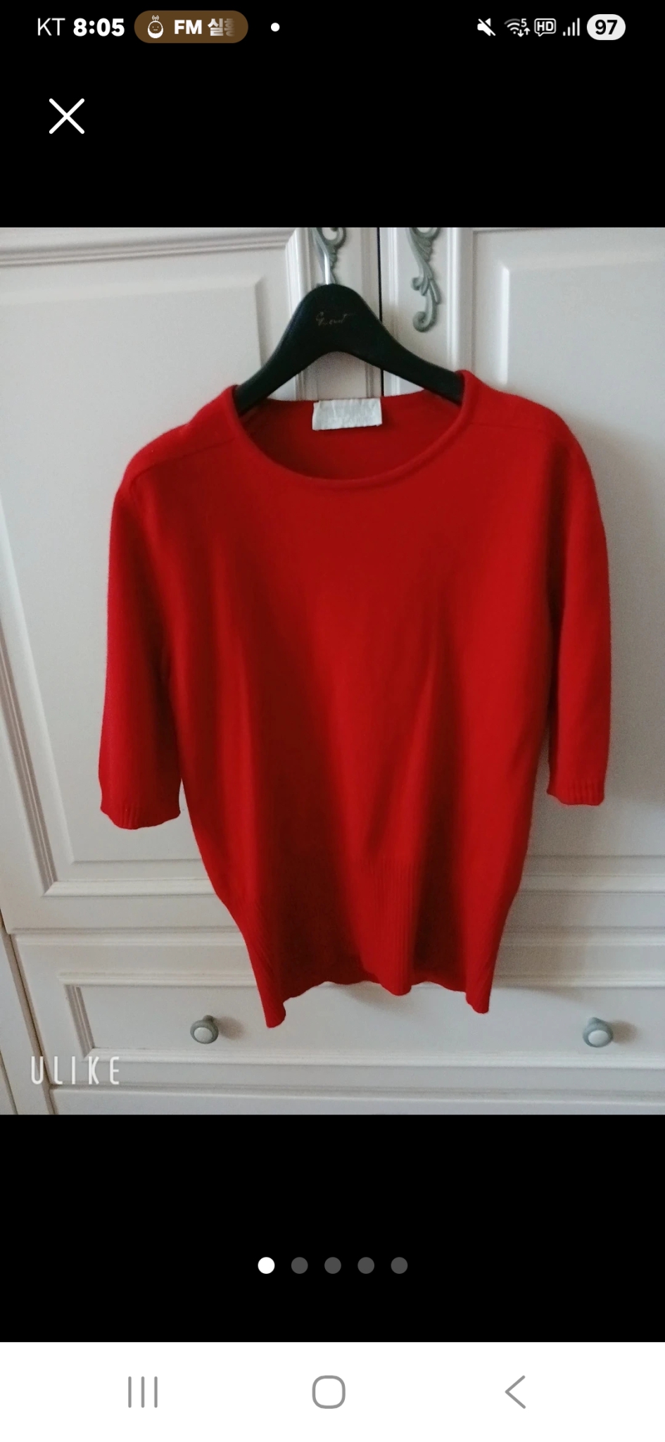 이태리제  캐시미어 니트