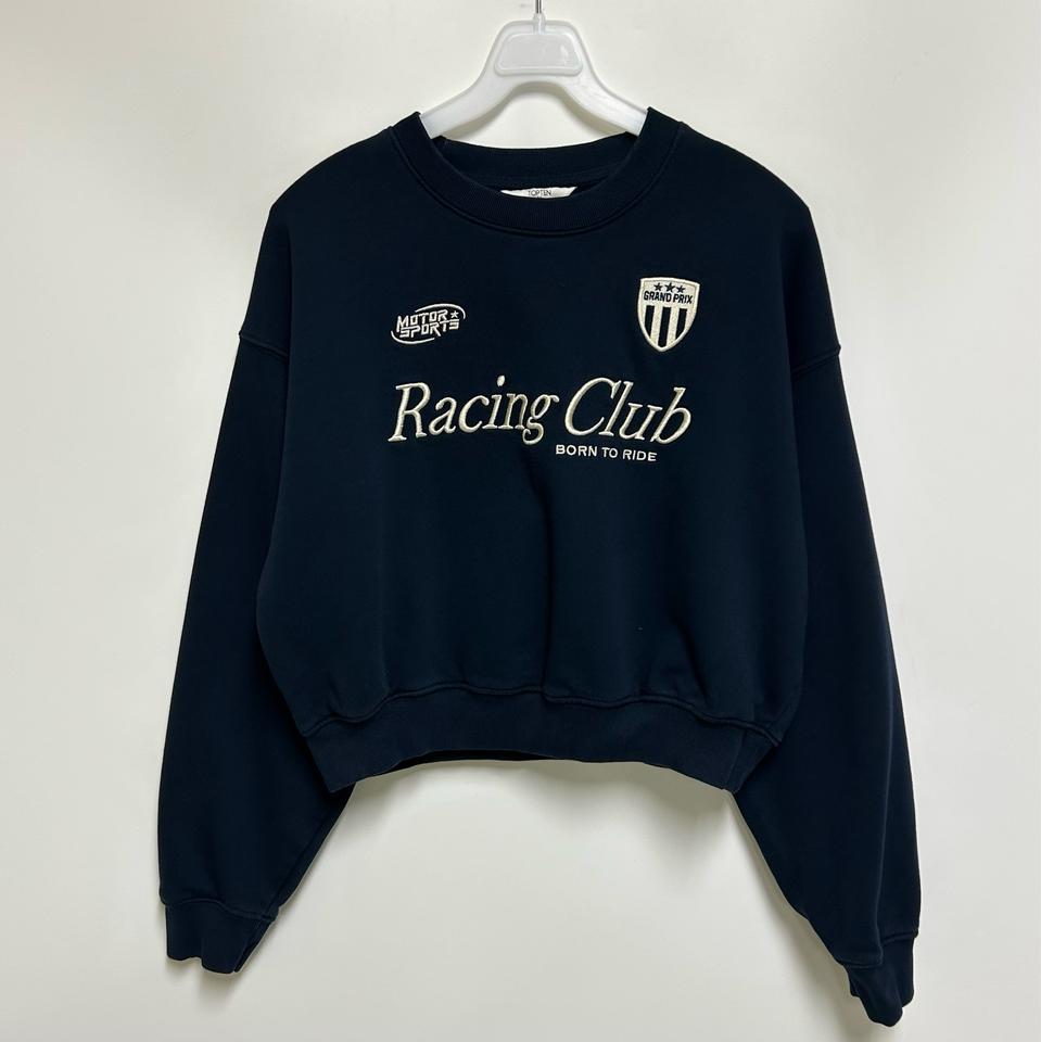 [여자 90]탑텐 테리 그래픽 스웨트셔츠 맨투맨