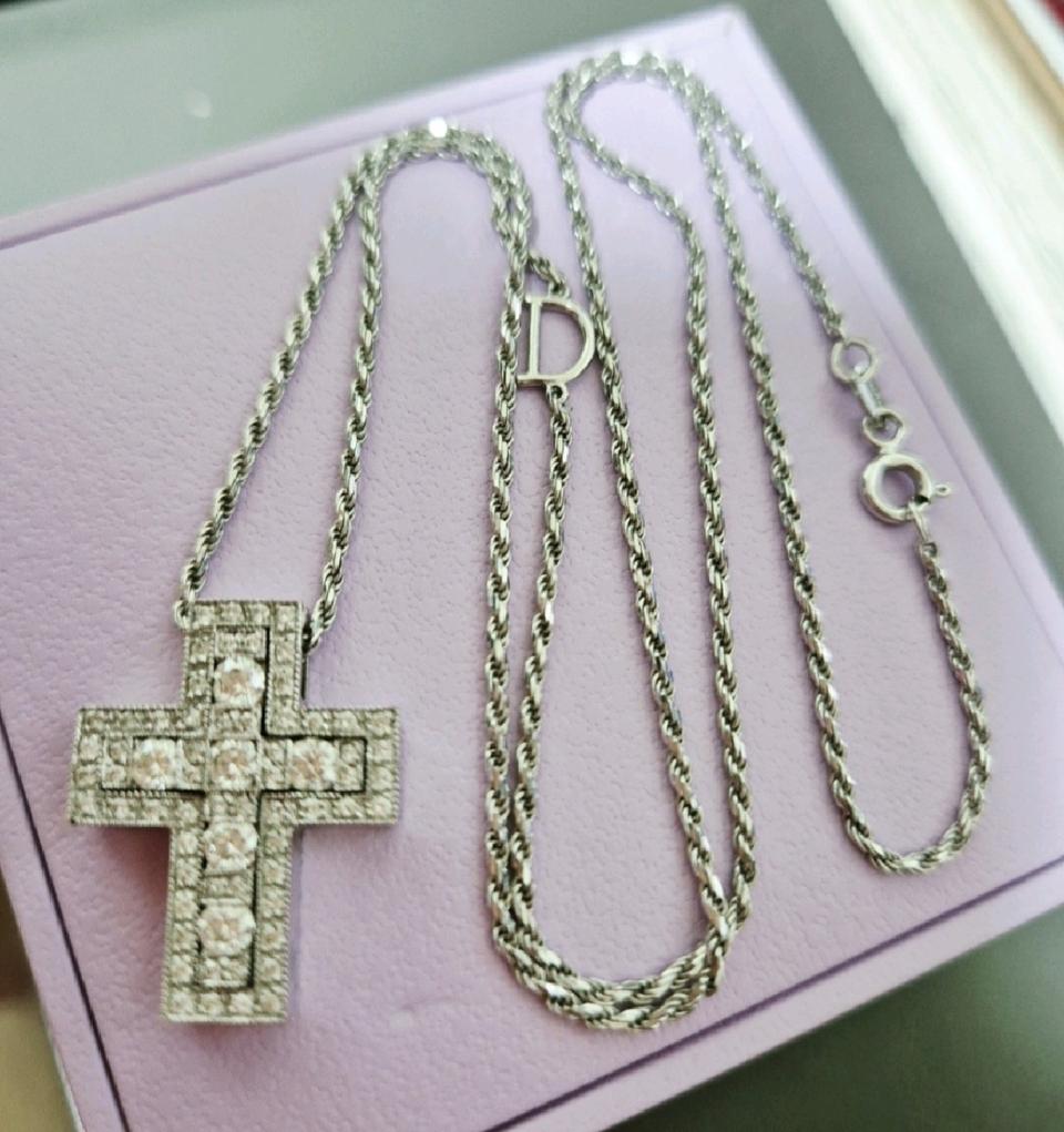 14k화이트 목걸이(51센치)가격내림