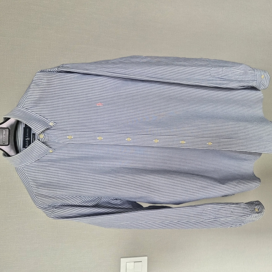 랄프로렌 폴로 XL 옥스퍼드 스트라이프 셔츠 남방 M-긴팔-660