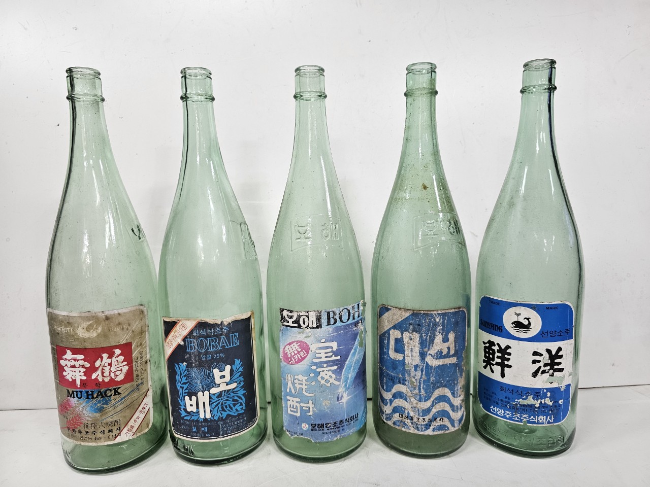 소주댓병 종이라벨