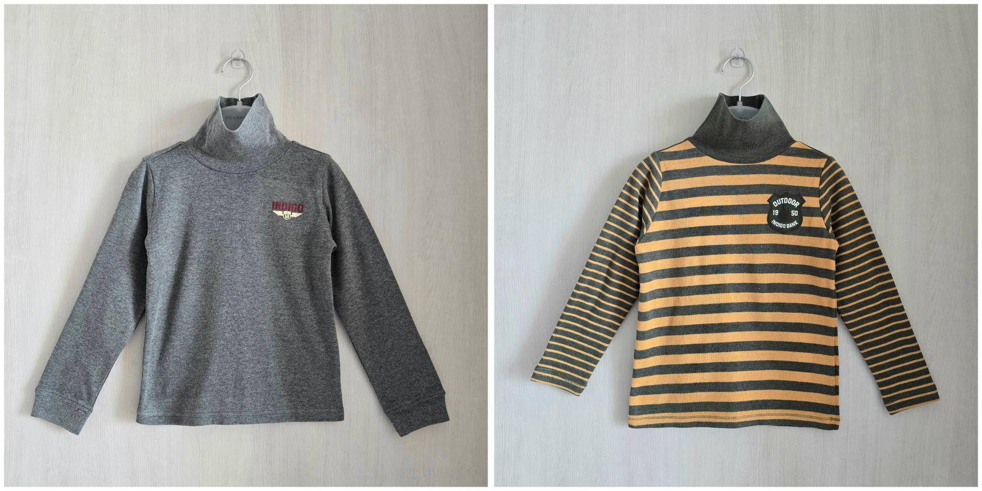 인디고뱅크 키즈  목폴라티 120사이즈  2종