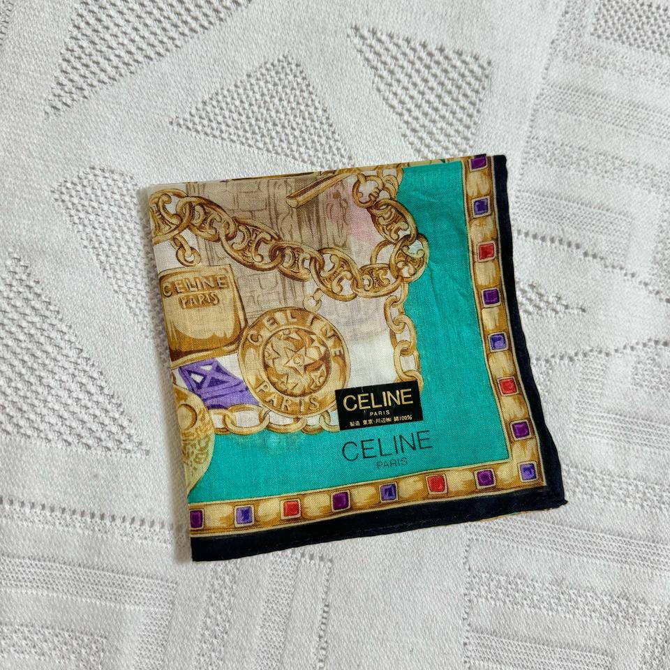 셀린느 체인 손수건 쁘띠스카프