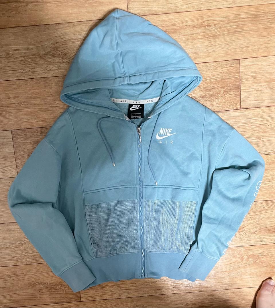 나이키 하늘 소라 후드집업 져지 대장