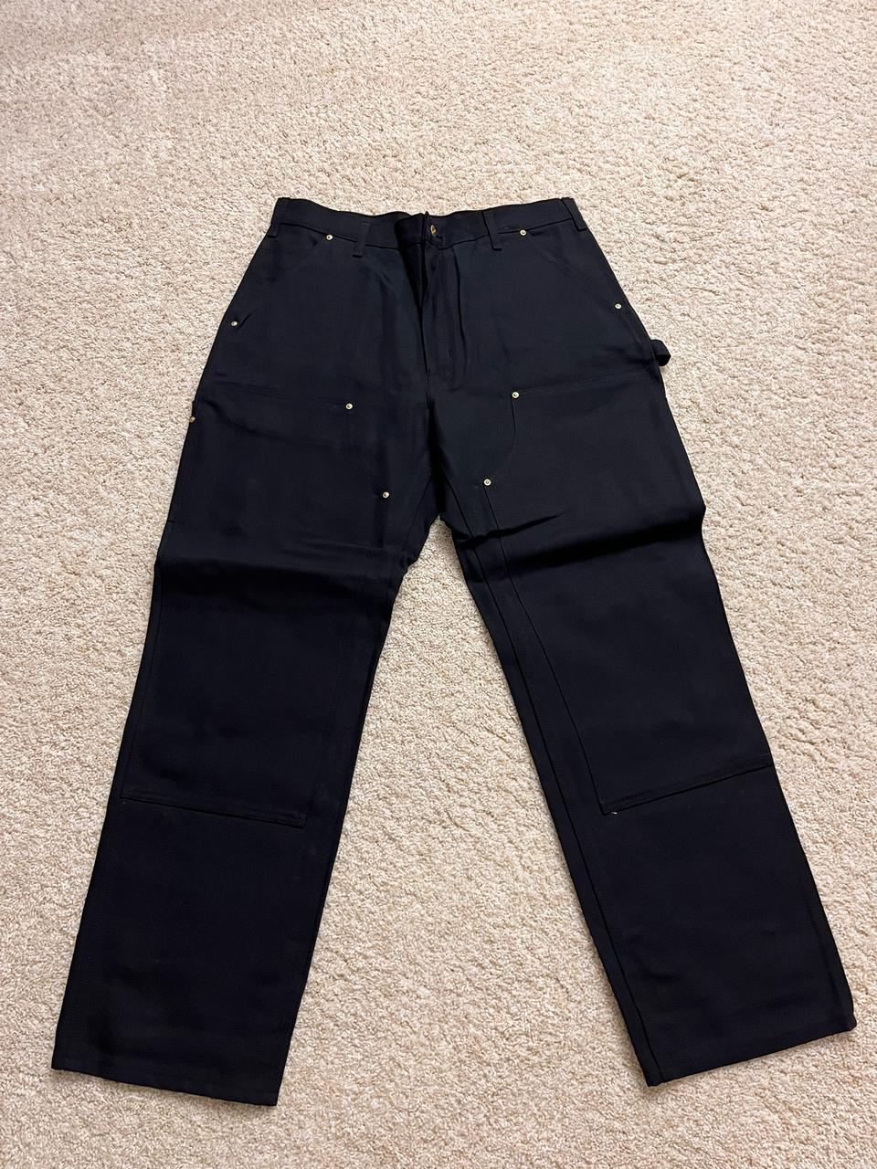 [새상품/택포함] 칼하트 B01 더블니 워크 팬츠 블랙 (36x32) 루