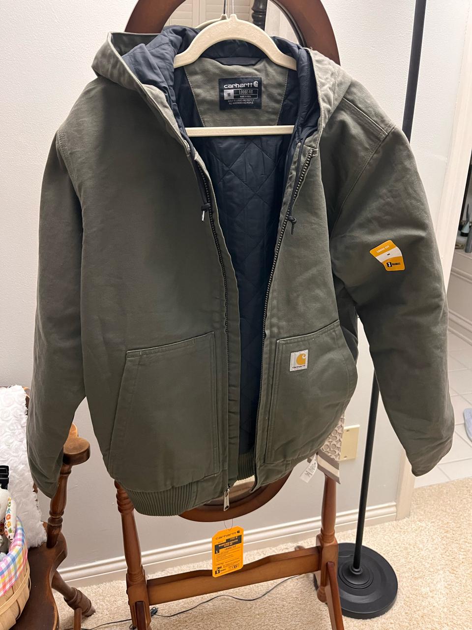 [새상품/택포함] 칼하트 J130 워시드 덕 액티브 자켓 모스 M