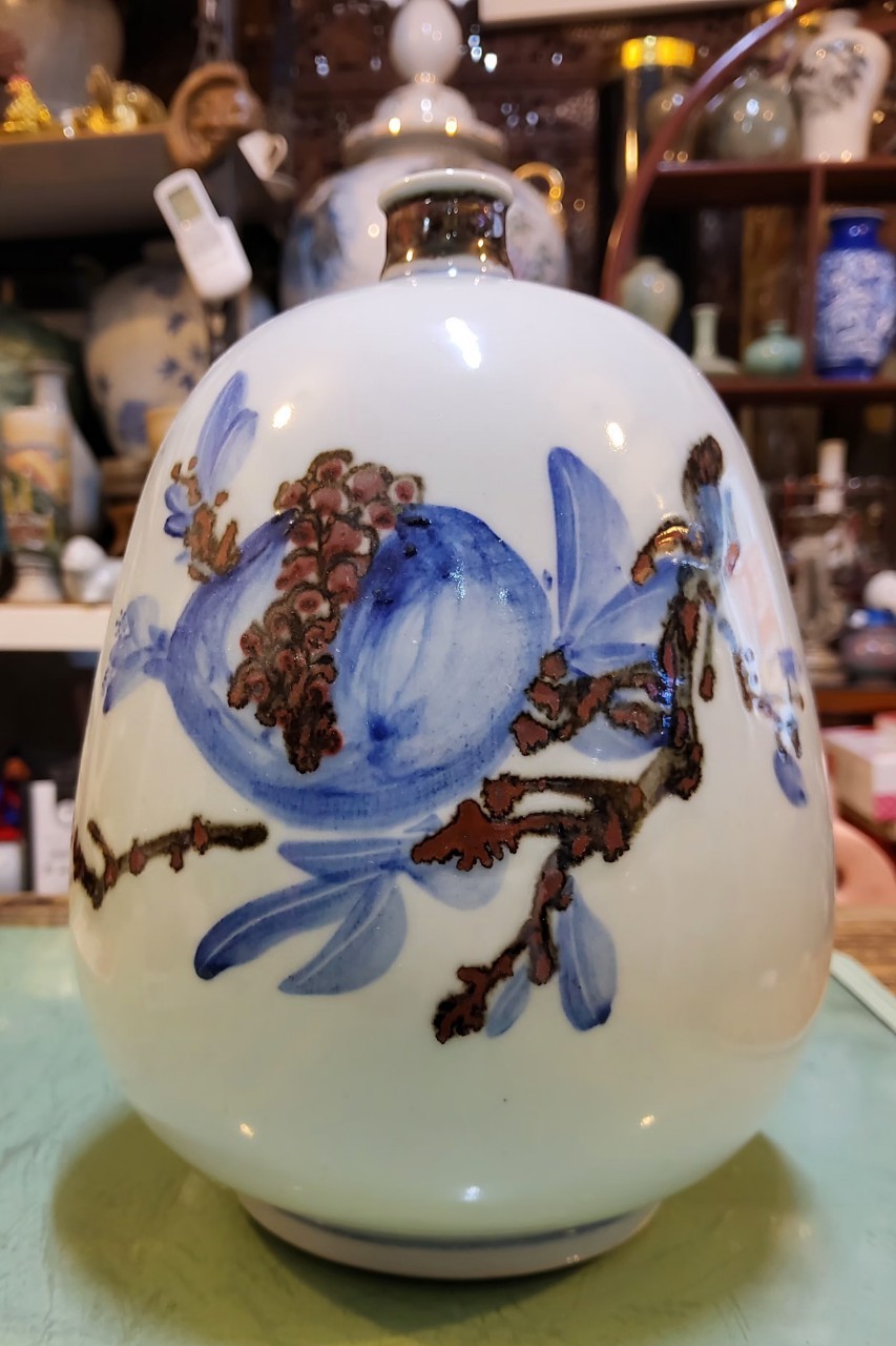 안동오 석류문양 도자기