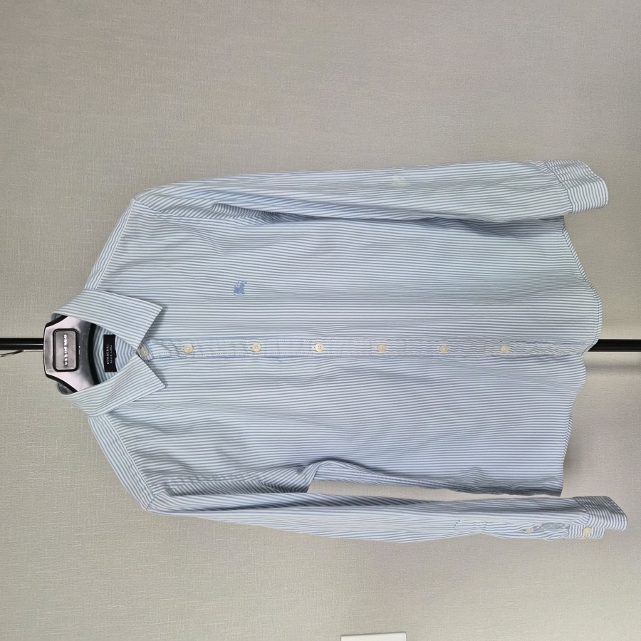 버버리 블랙라벨 일본 95 S 남방 셔츠 M-긴팔-672