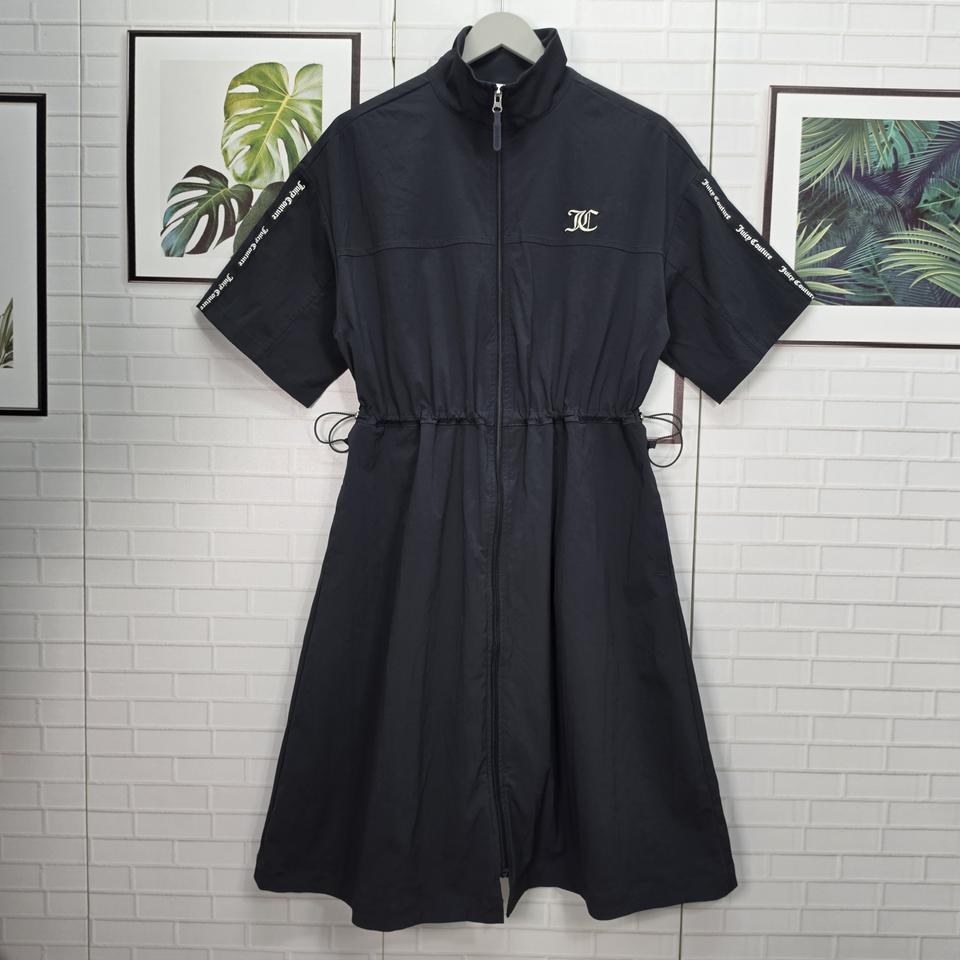 쥬시 꾸뛰르 아노락 반팔 집업 롱 자켓 원피스 L 100사이즈 새상품급