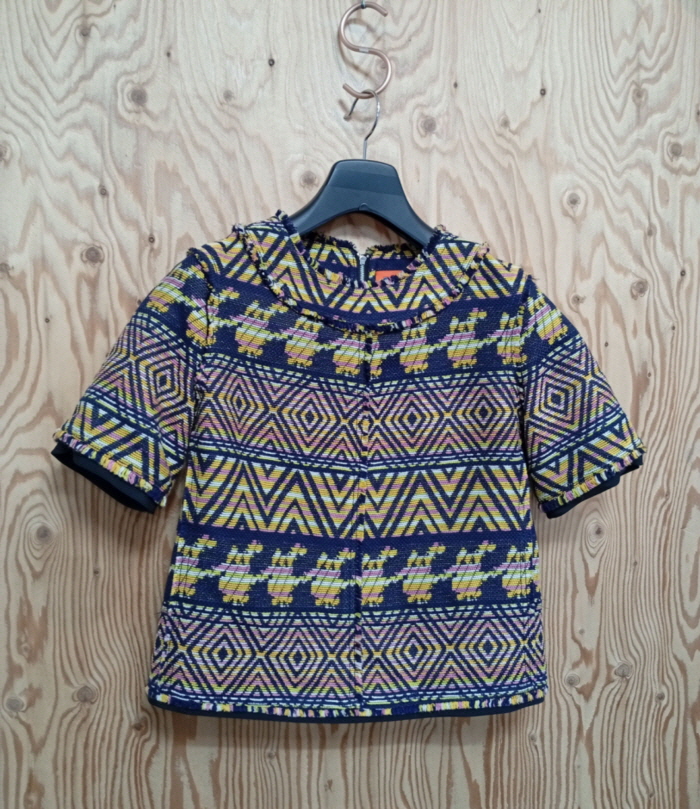 럭키슈에뜨 시그니처 올빼미 크롭 쟈켓 36