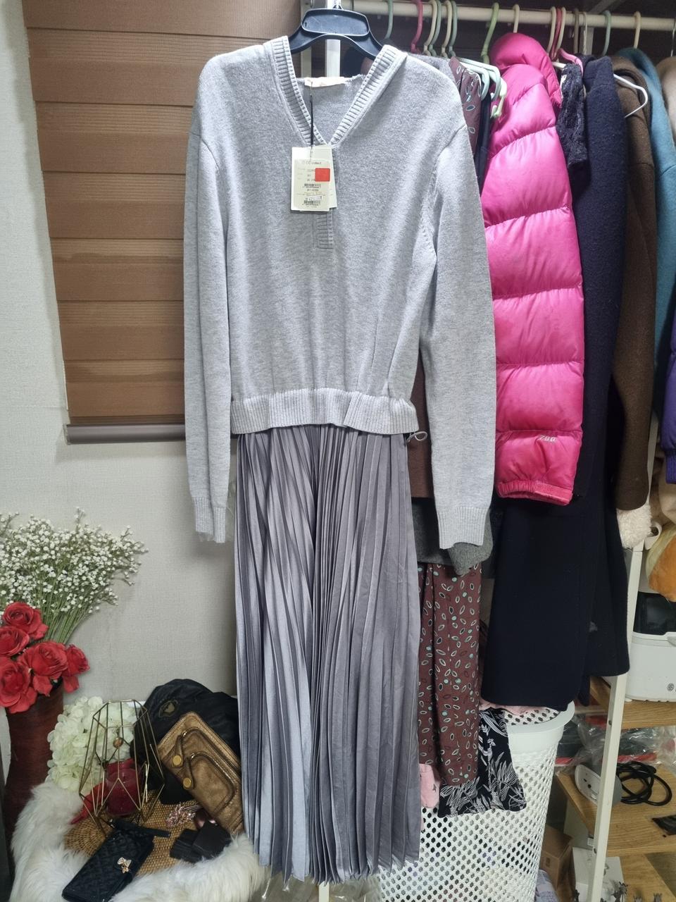 (정품)cccollect 니트 롱 원피스