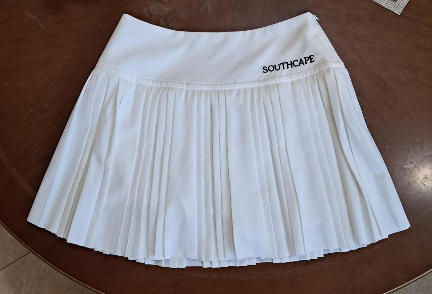 사우스케이프 플리츠 스커트