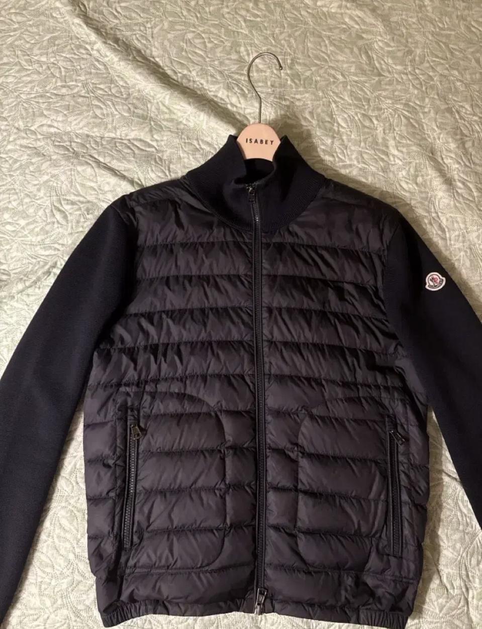 몽클레어 니트 패딩