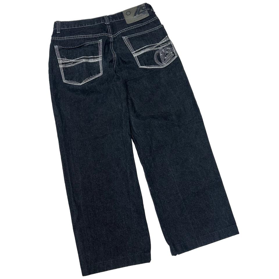 Lot29 화이트 스티치 진청데님팬츠 34