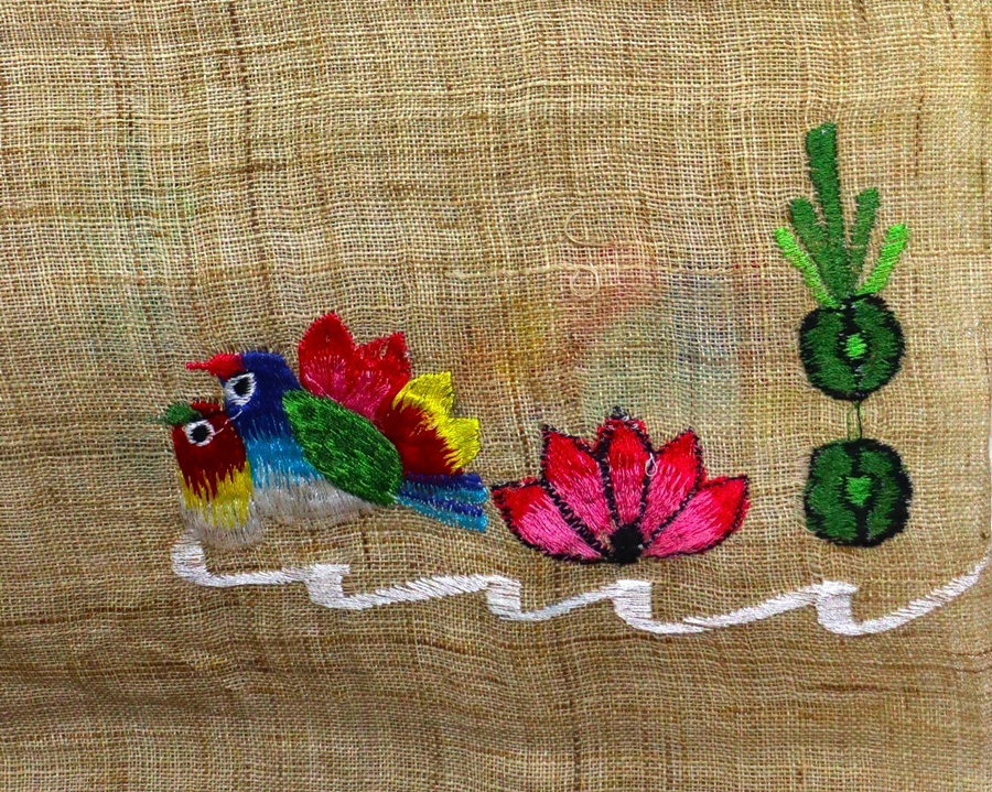 aa504 삼배홑이불(원앙자수)/가로155/세로185센치/사놀까