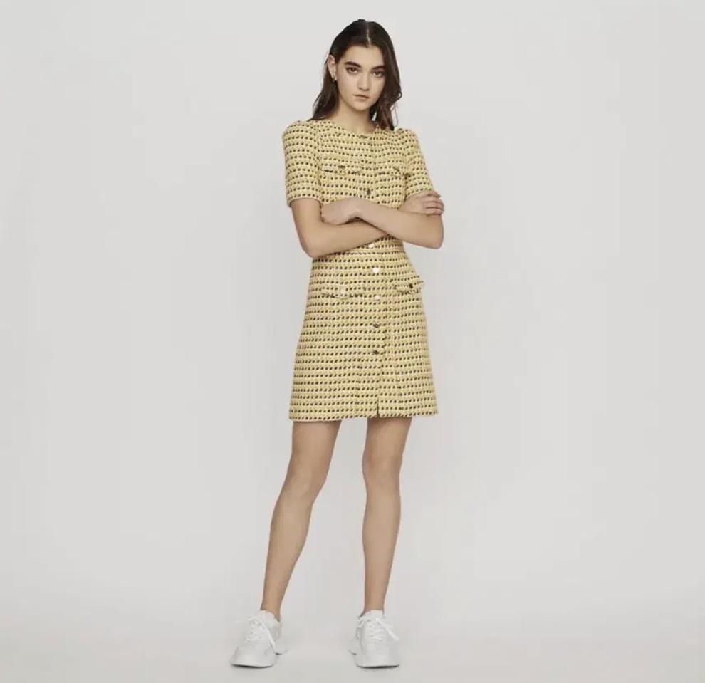 마쥬 트위드 원피스 34사이즈