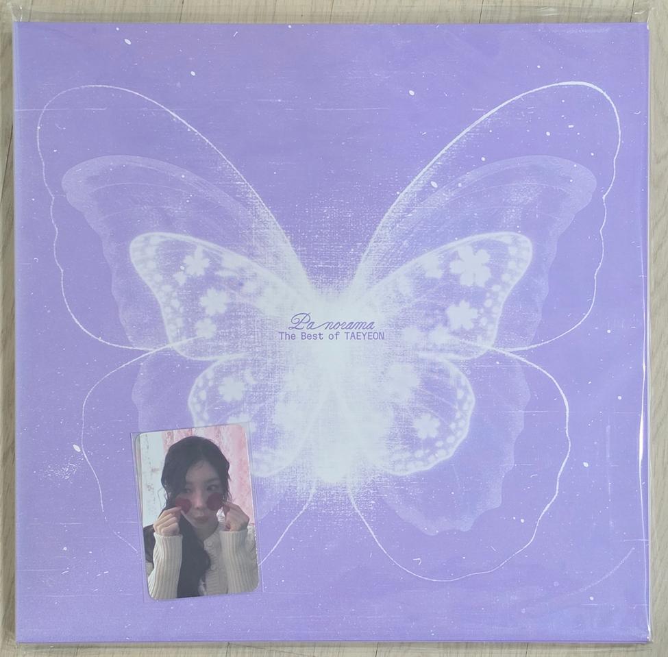 태연 Panorama LP Best 앨범(미개봉) 카카오반