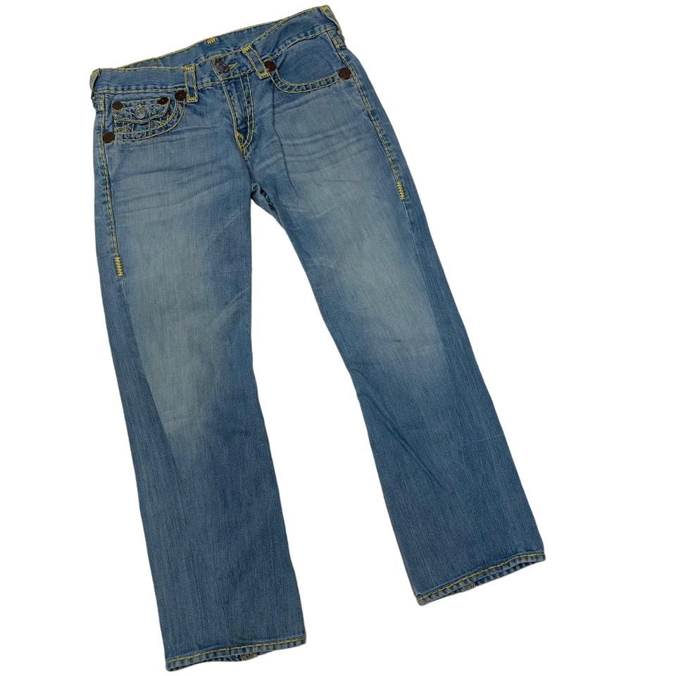 트루릴리전 옐로우 스티치 조이슈퍼티 워싱데님진 32