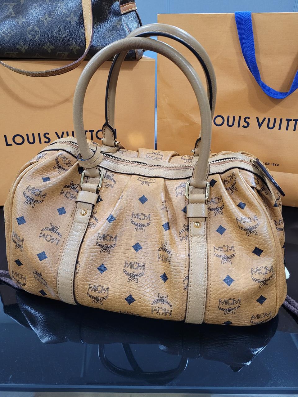 MCM 보스턴백 가방 브라운