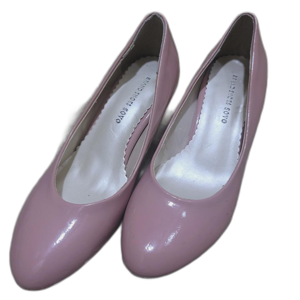 소보 핑크 에나멜 슈즈 230