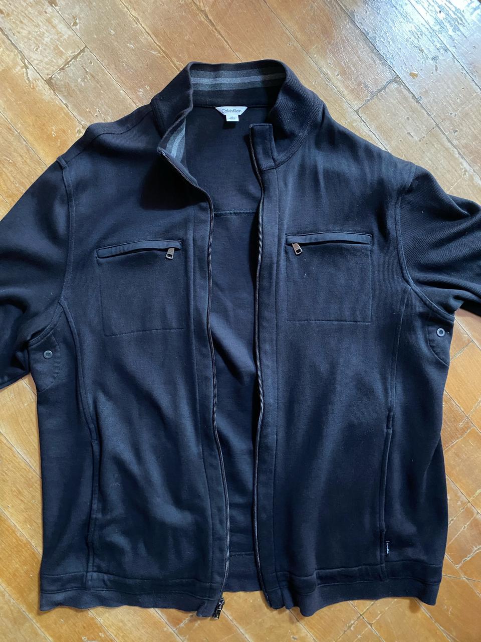 캘빈클라인 블랙 집업 자켓 XL (105)