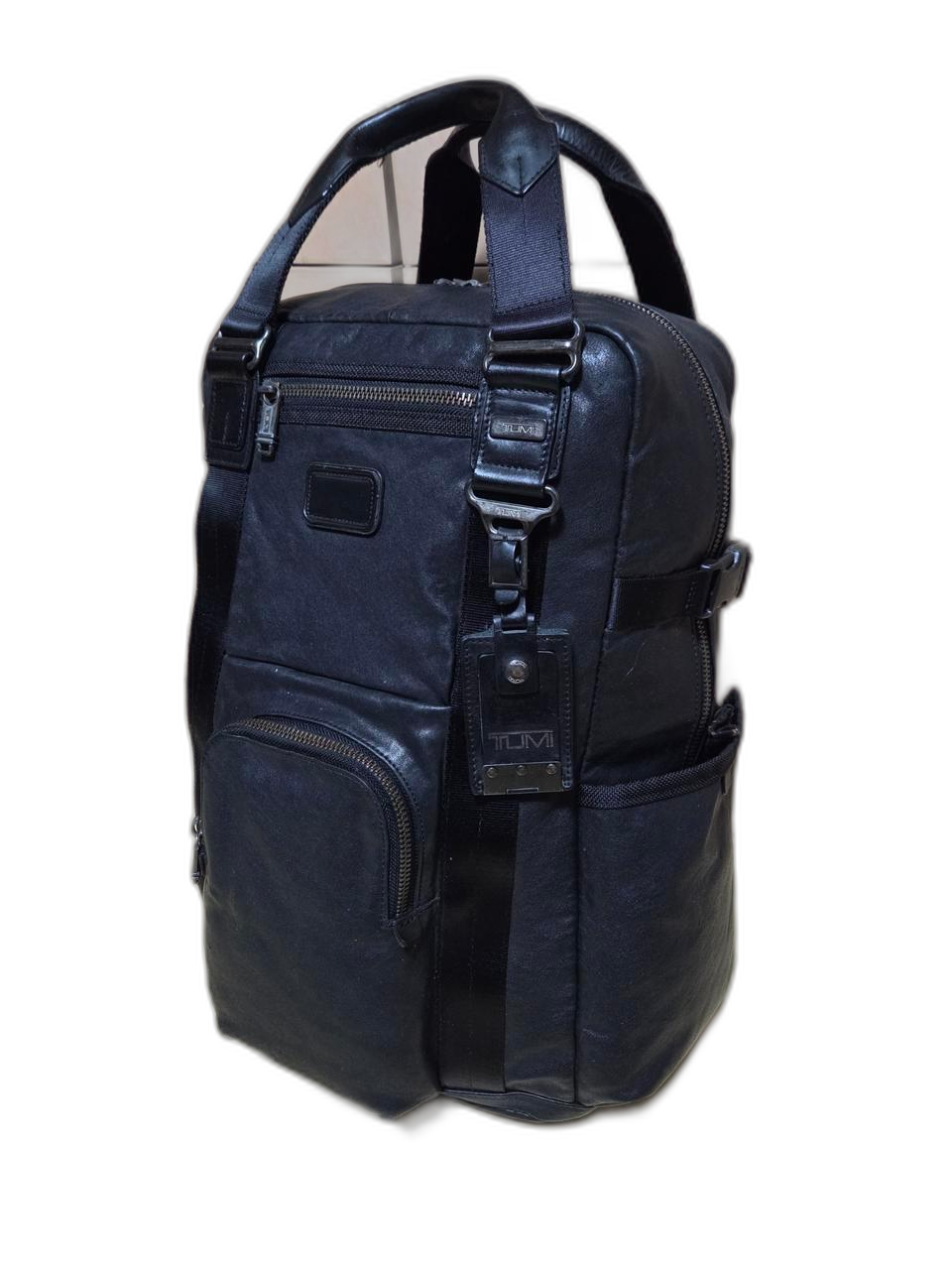 투미 정품 알파브라보 르준 가죽 백팩