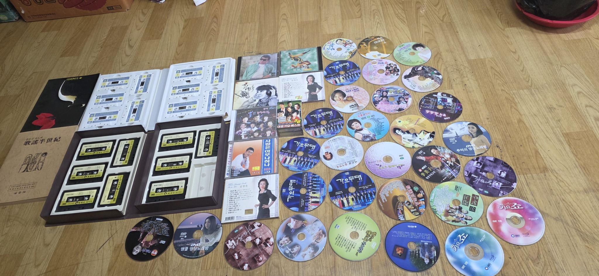국내가수 CD 테이프 DVD 일괄