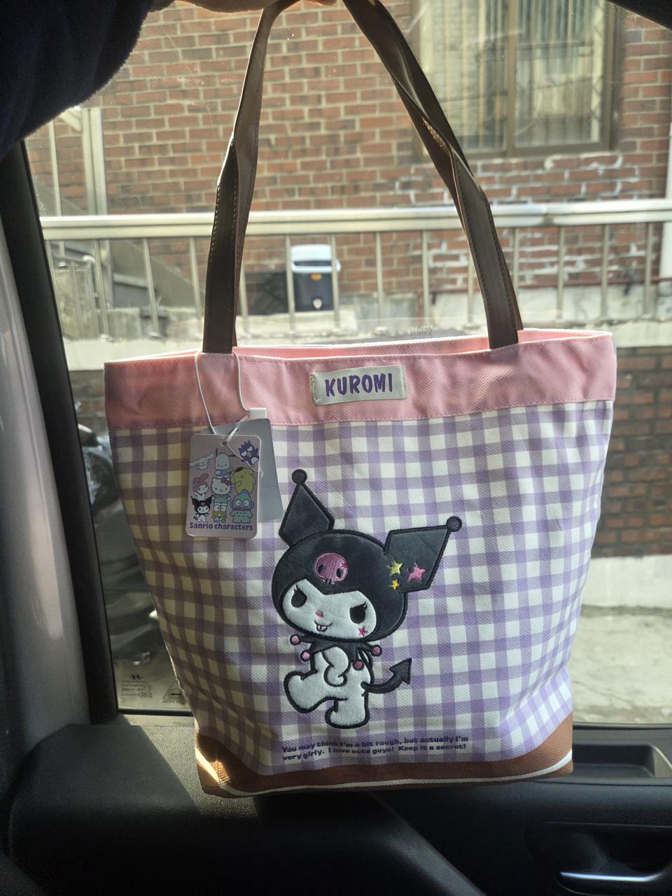 산리오 쿠로미 토트백
