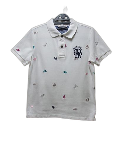 빈폴 정품 멀티자수 면카라티 145 여44-55