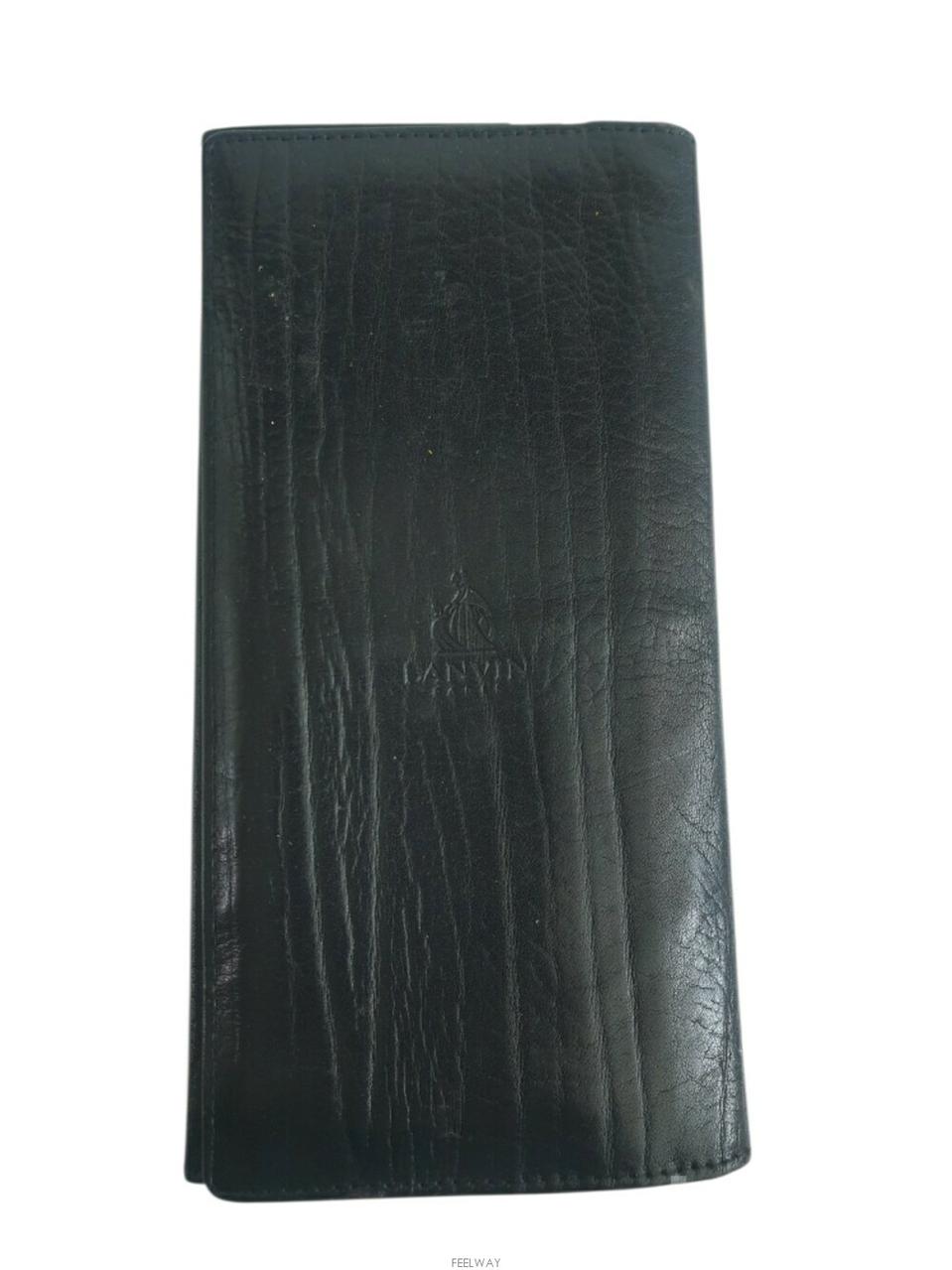 프랑스 럭셔리 브랜드 랑방(LANVIN 정품)크렉 레더 장지갑 카드지갑 