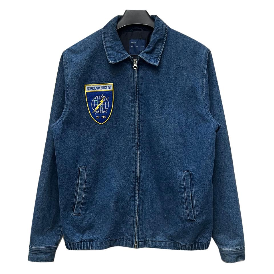ZARA 자라 맨 월드 스테이션 데님 블루종 자켓 L