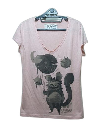 ZARA TRF 자라 V넥 빈티지면티 여L