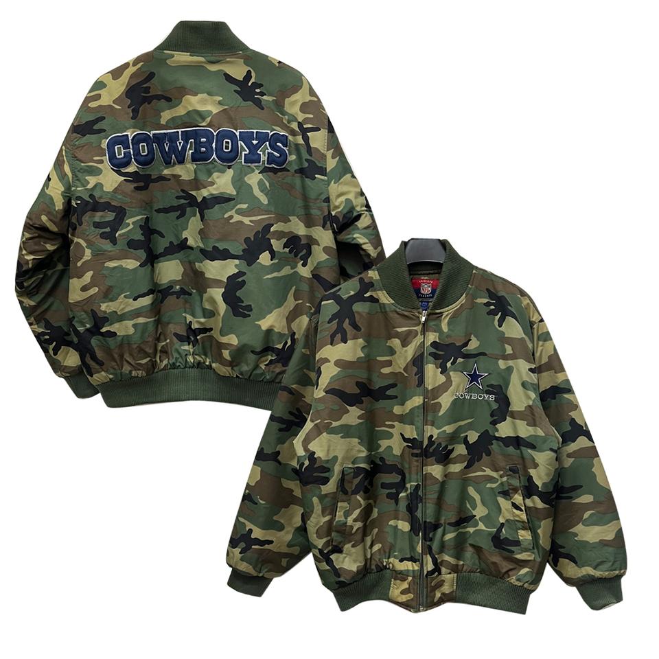 리복 NFL 댈러스 카우보이 카모 밀리터리 점퍼 자켓 L~XL