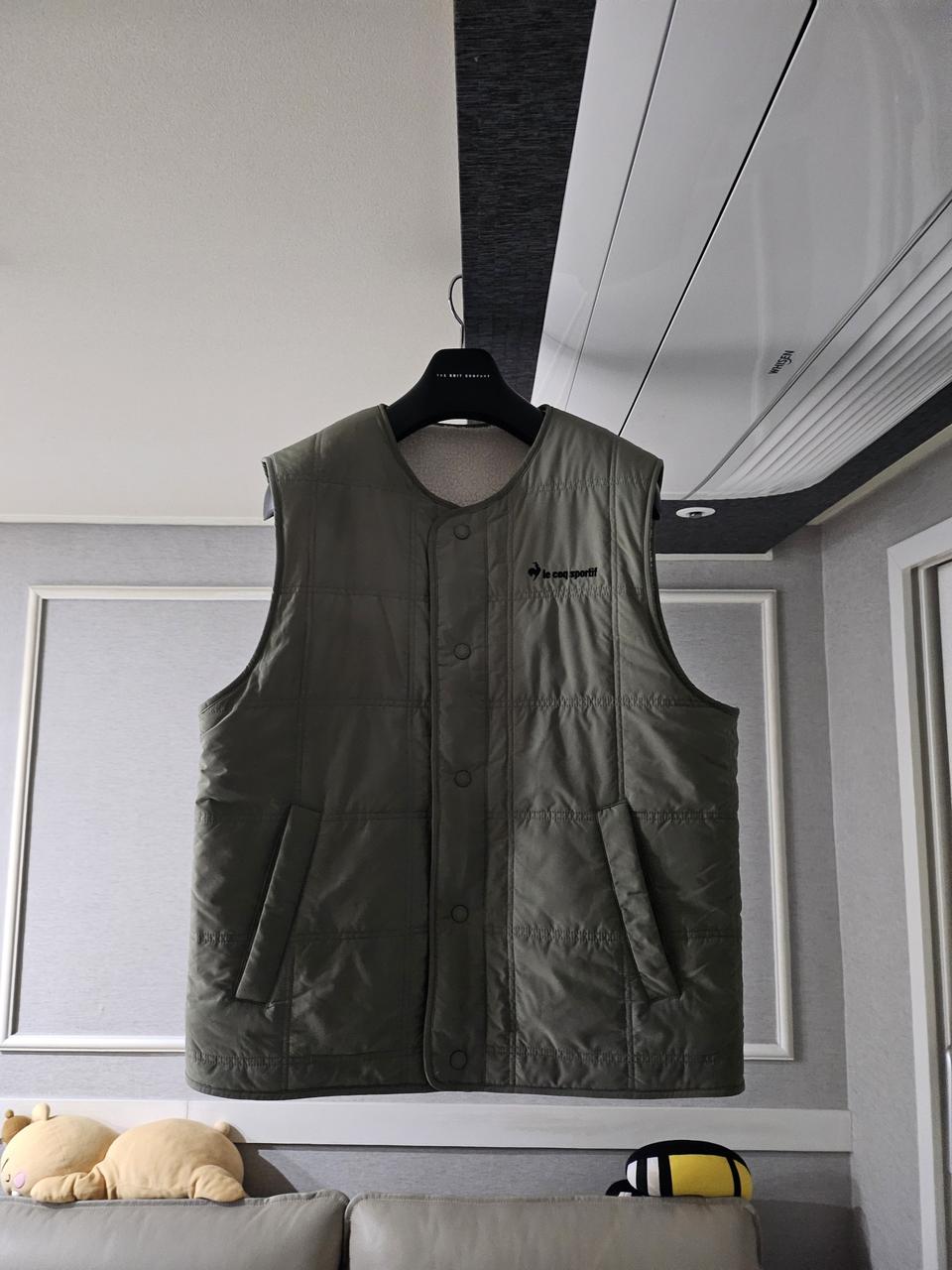 [거의 새것] 르꼬끄 리버서블 양면 퀼팅 패딩 조끼 베스트