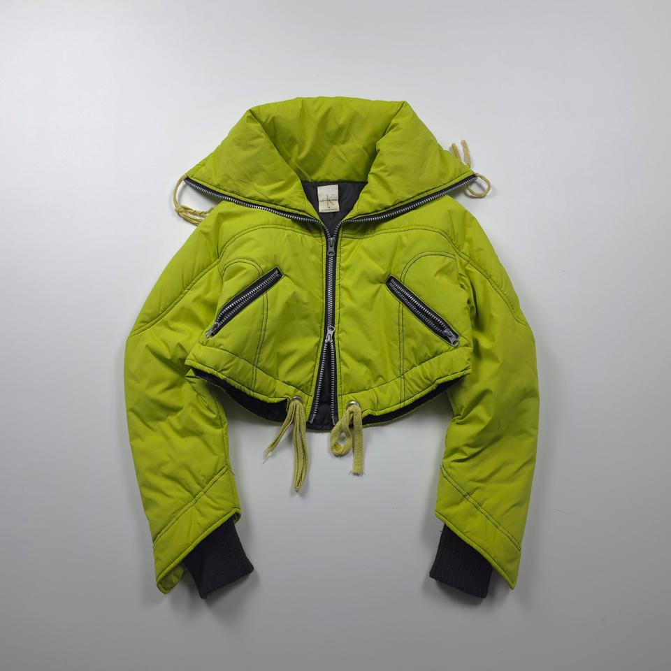 00s 캘빈클라인 y2k 올드스쿨 크롭 봄버 자켓 (85)