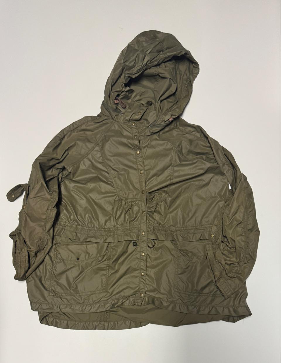 여성 일본빈티지 버튼 후드 야상 자켓 S 카키