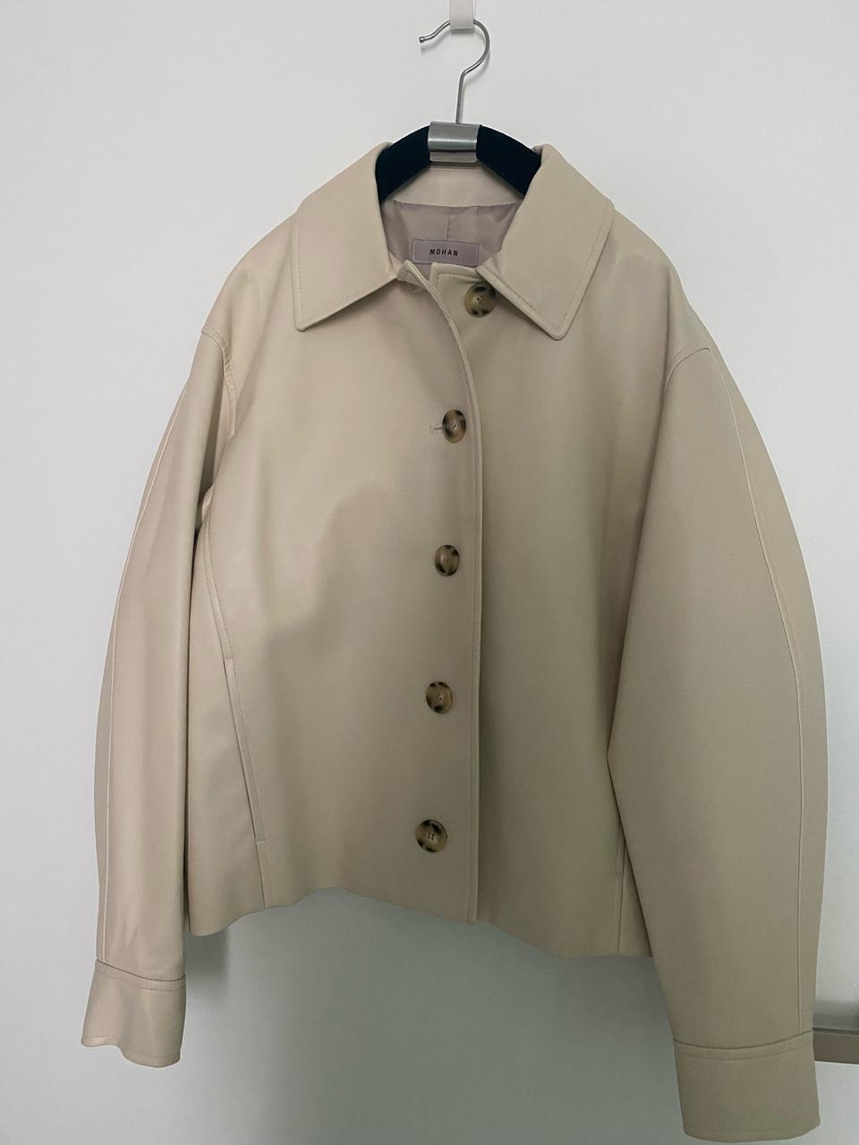 MOHAN페이크레더 아우터