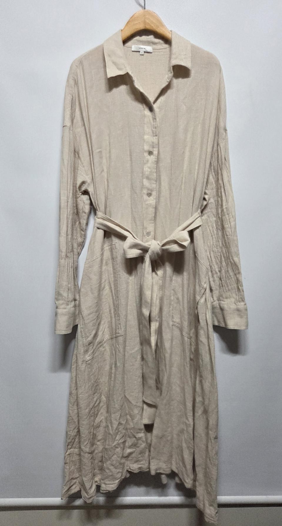 (XL) 빈스 셔츠롱 원피스
